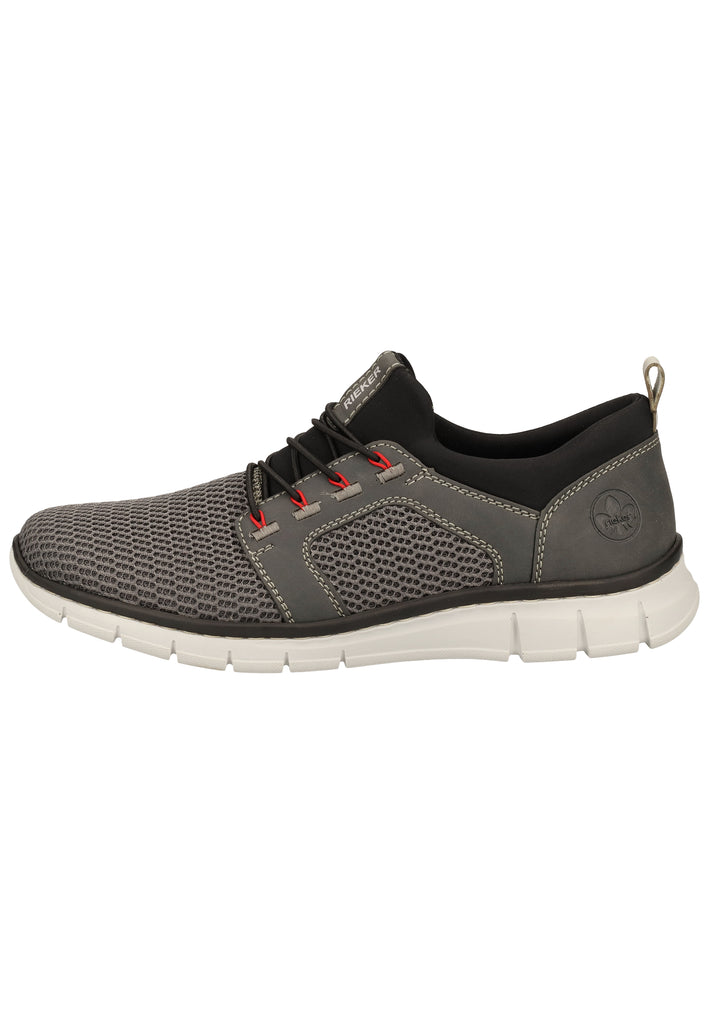 Rieker Sneaker Lederimitat/Textil Blei - surf4shoes
