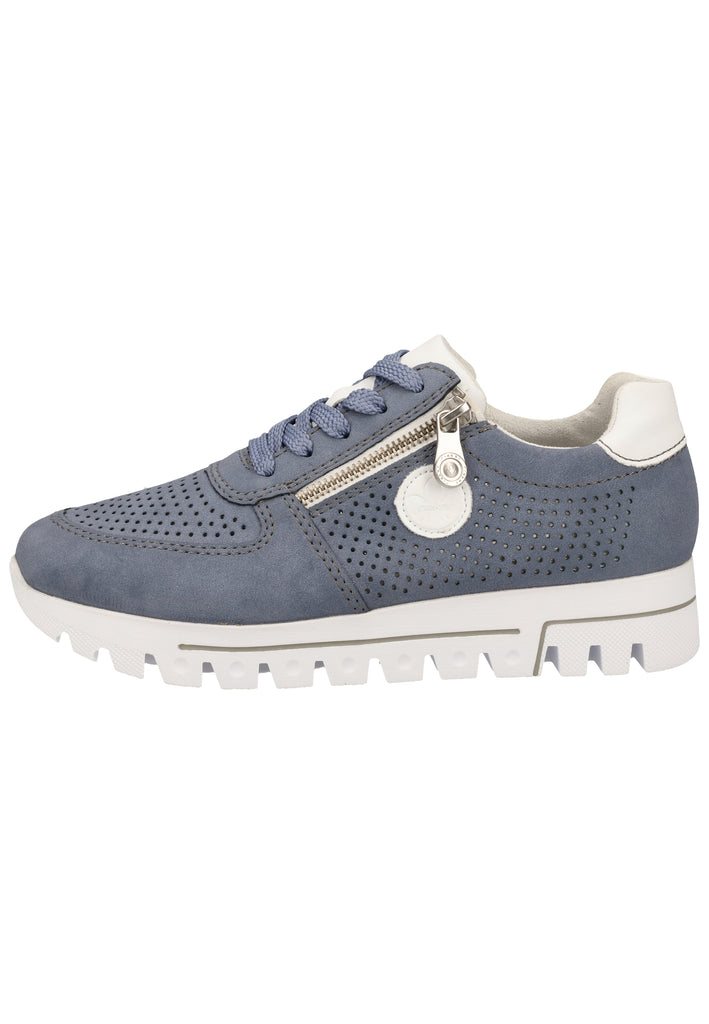 Rieker Sneaker Lederimitat Jeans - surf4shoes