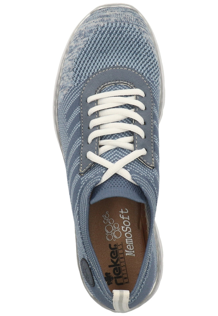 Rieker Sneaker Lederimitat/Textil Jeans - surf4shoes