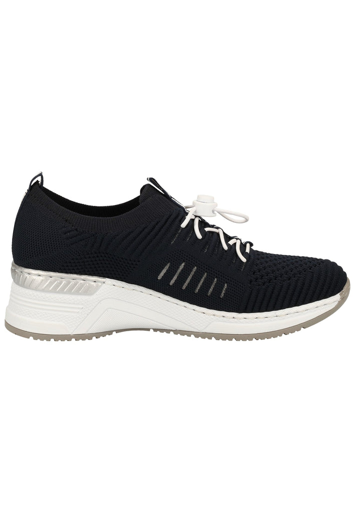Rieker Sneaker Lederimitat/Textil Navy - surf4shoes