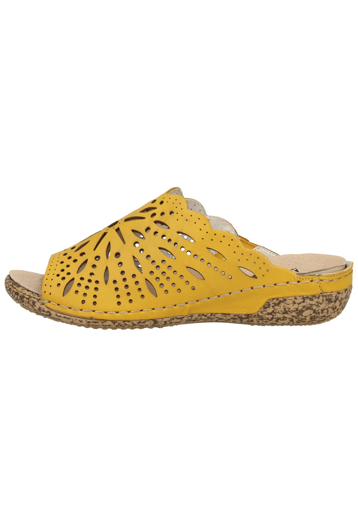 Rieker Pantoletten Glattleder Sun - surf4shoes