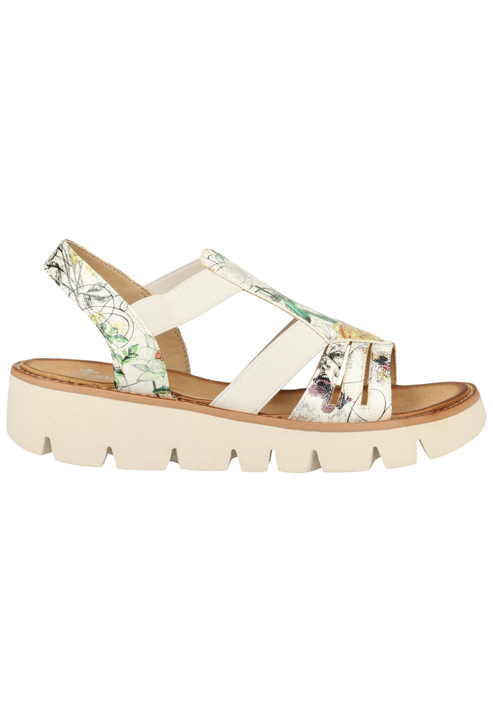 Rieker Sandalen Lederimitat Weiß - surf4shoes