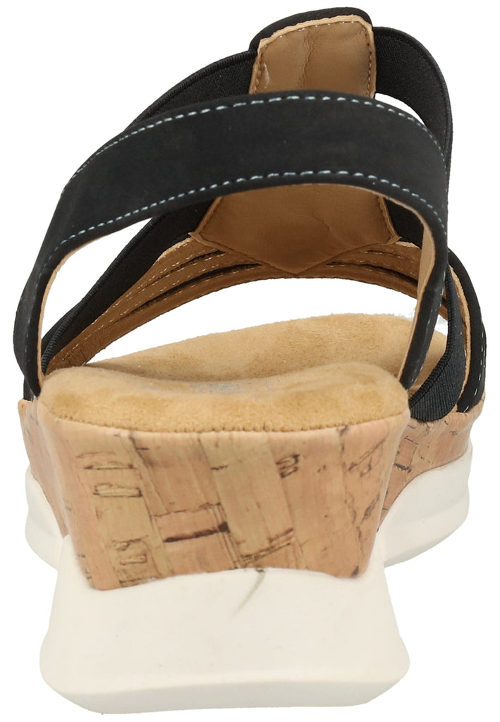 Rieker Sandalen Lederimitat Pazifik - surf4shoes