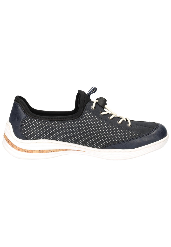 Rieker Sneaker Lederimitat/Textil Pazifik - surf4shoes