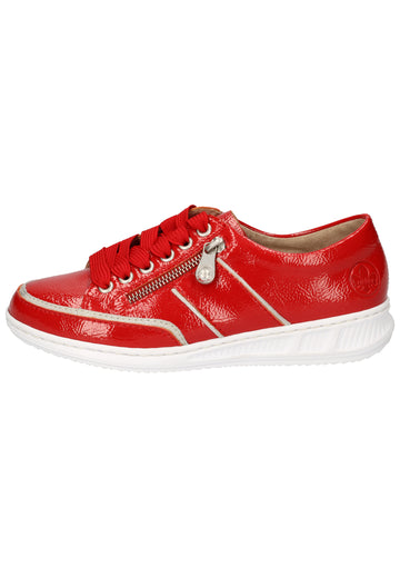 Rieker Sneaker Lederimitat Rot - surf4shoes
