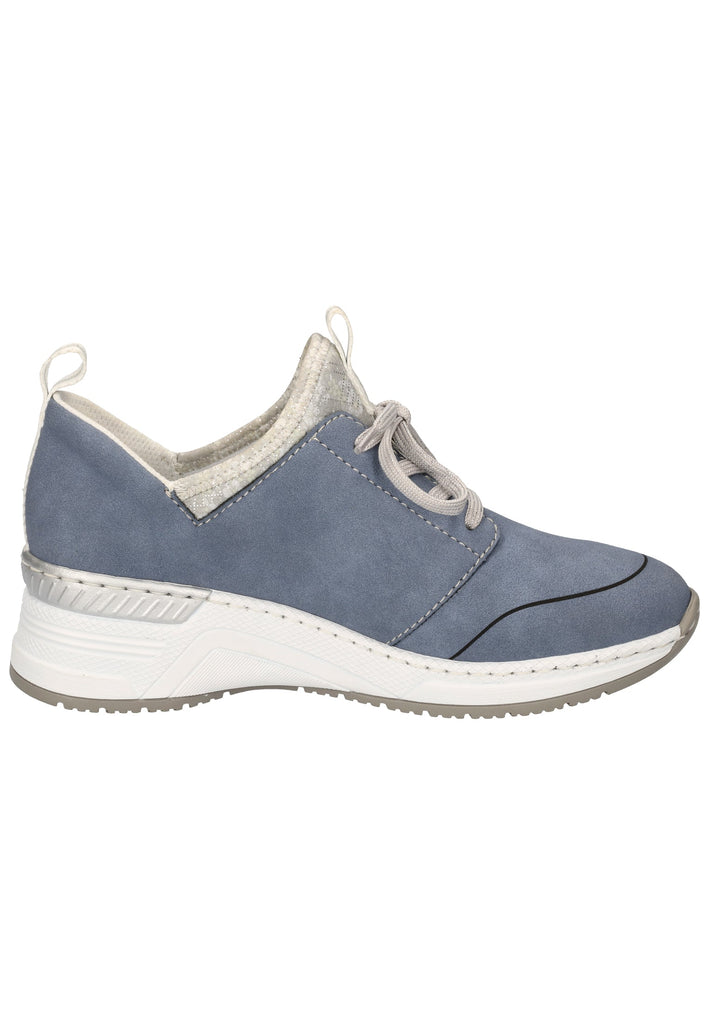 Rieker Sneaker Lederimitat/Textil Jeans - surf4shoes