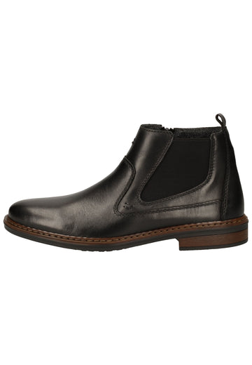 Rieker Stiefelette Leder Schwarz - surf4shoes