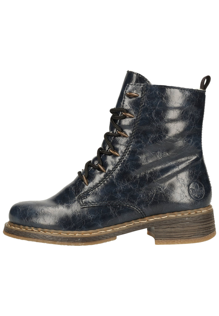 Rieker Stiefelette Lederimitat Ozean Warmfutter - surf4shoes