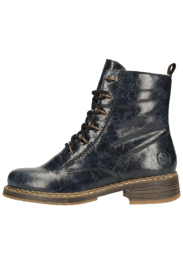 Rieker Stiefelette Lederimitat Ozean Warmfutter - surf4shoes