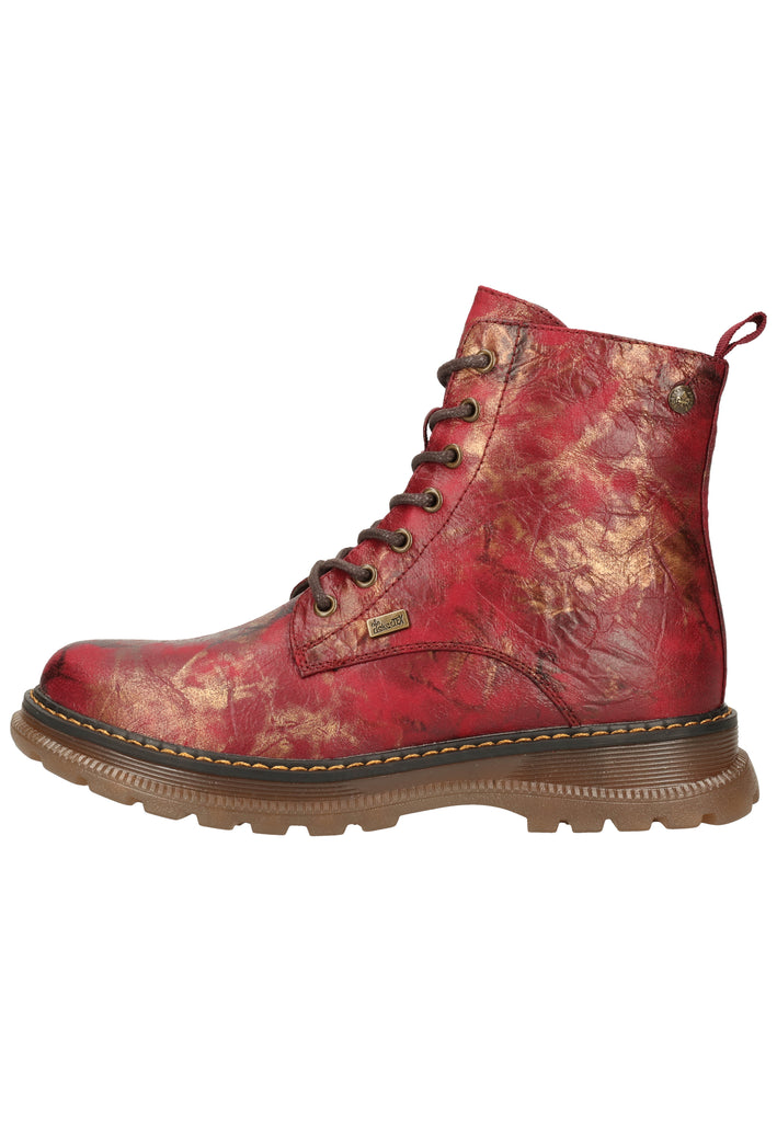 Rieker Stiefelette Lederimitat Vino Warmfutter - surf4shoes