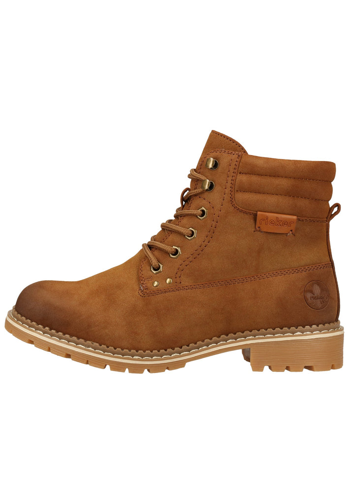 Rieker Stiefelette Lederimitat Reh Warmfutter - surf4shoes