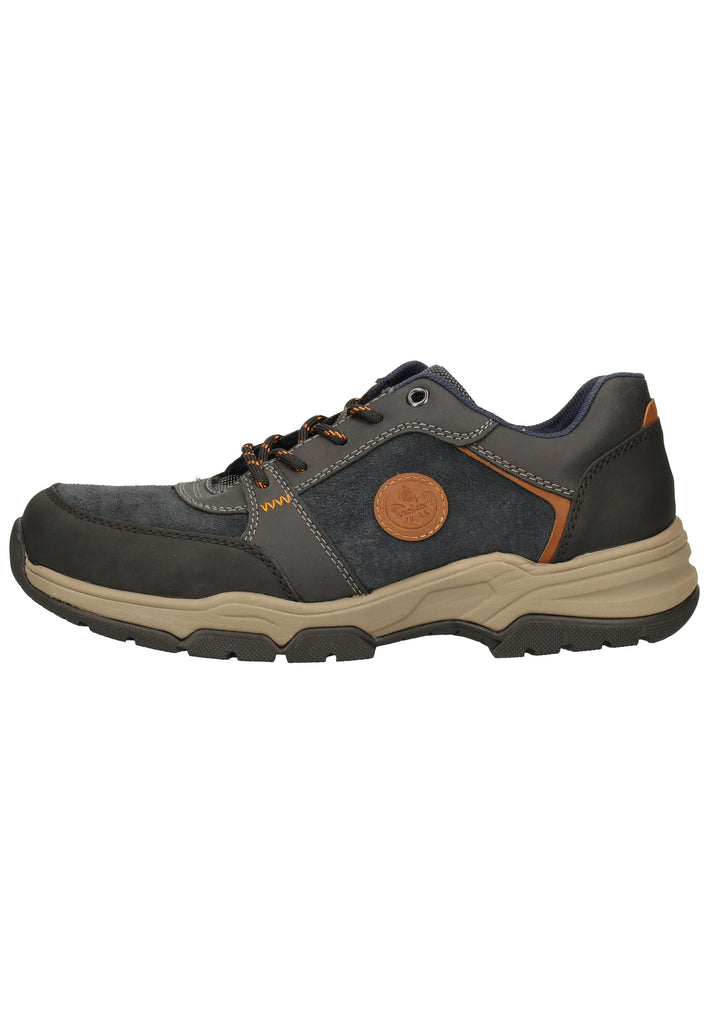 Rieker Halbschuhe Leder Schwarz/Blau - surf4shoes