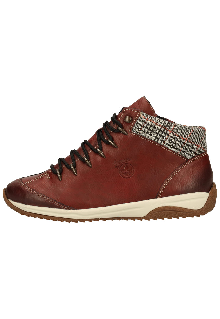 Rieker Stiefelette Lederimitat Wine - surf4shoes