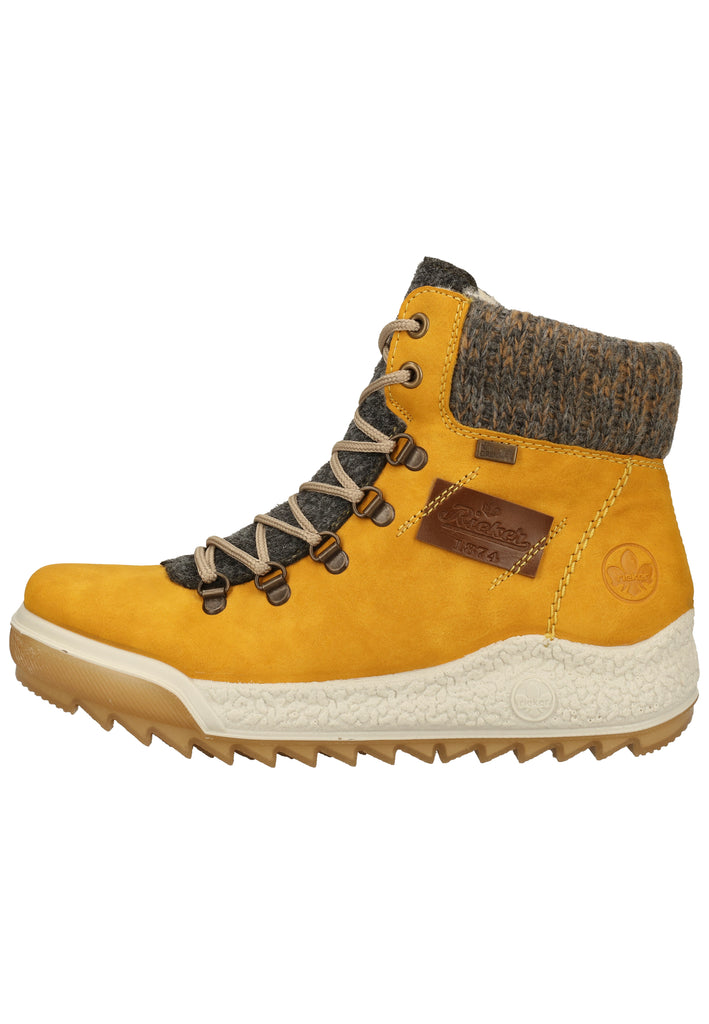 Rieker Stiefelette Lederimitat/Textil Honey Warmfutter - surf4shoes