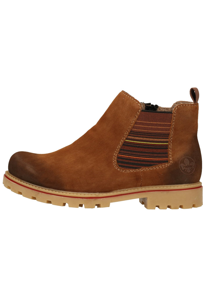 Rieker Stiefelette Lederimitat Reh - surf4shoes