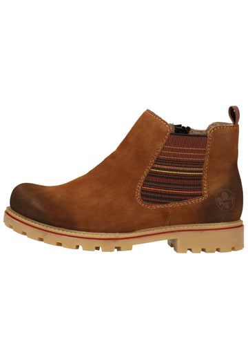 Rieker Stiefelette Lederimitat Reh - surf4shoes