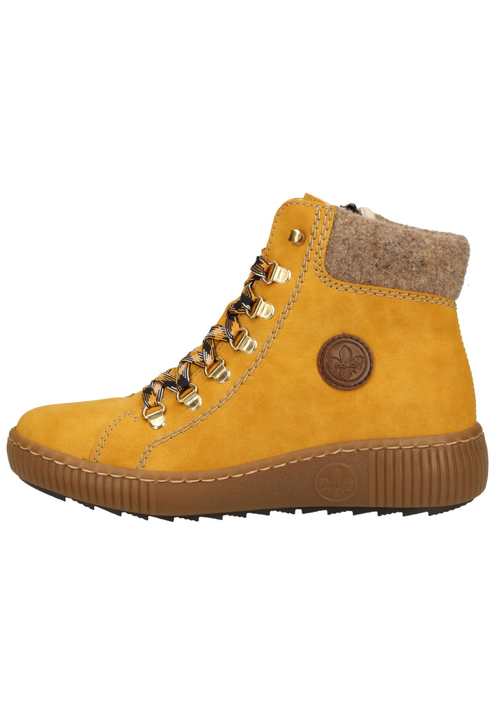 Rieker Stiefelette Lederimitat Honey - surf4shoes