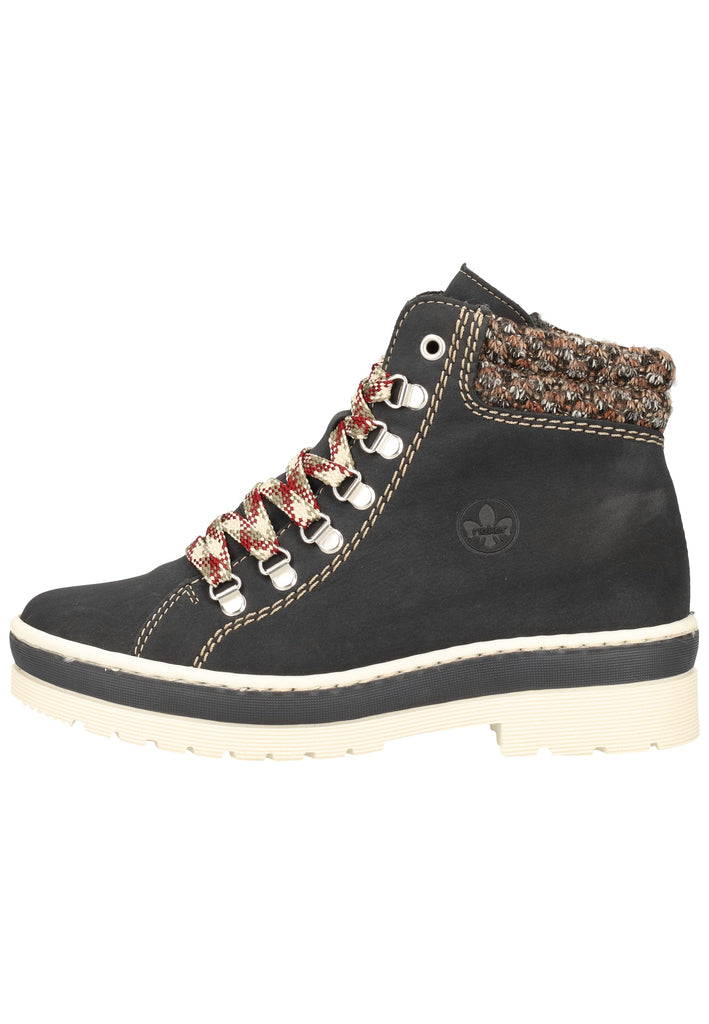 Rieker Stiefelette Lederimitat Pazifik - surf4shoes