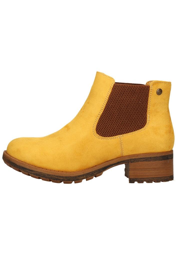 Rieker Stiefelette Textil Gelb - surf4shoes