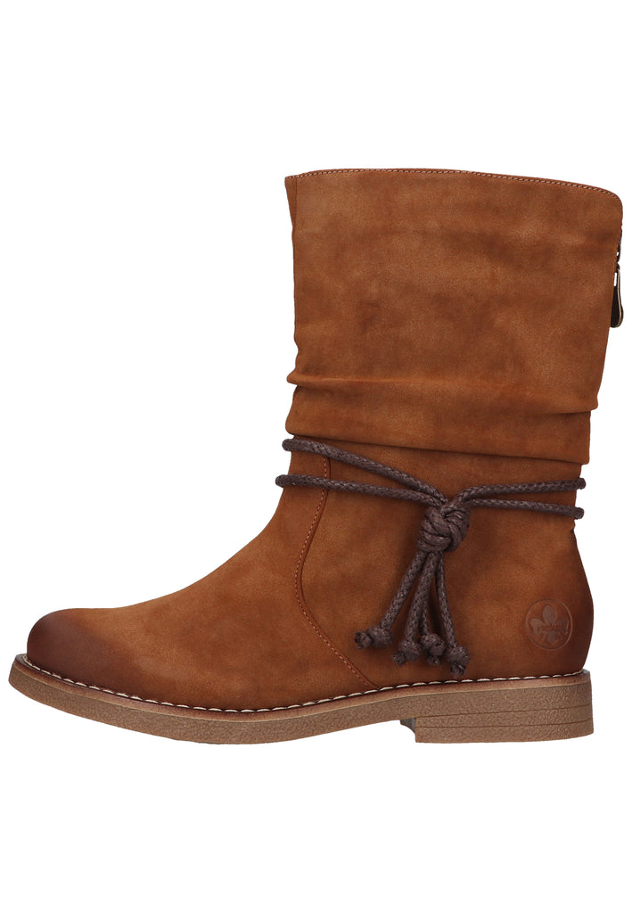 Rieker Stiefel Lederimitat Reh Warmfutter - surf4shoes