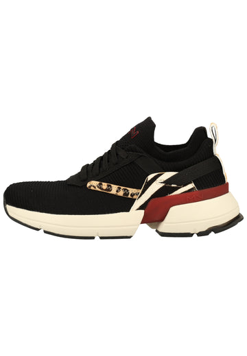 Skechers Sneaker Lederimitat/Textil Schwarz - surf4shoes