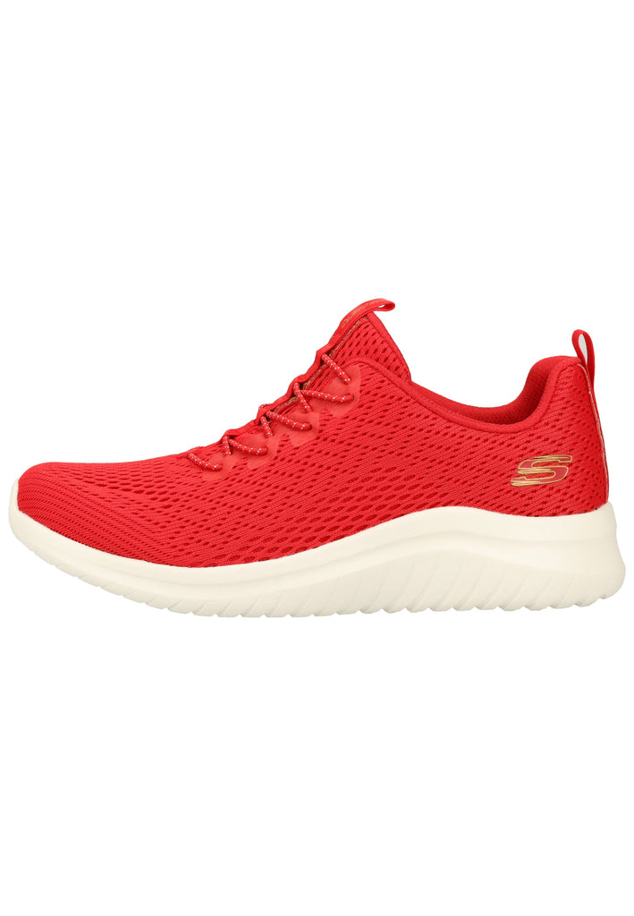 Skechers Sneaker Textil Rot - surf4shoes