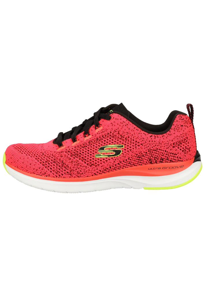 Skechers Sneaker Textil Rot - surf4shoes