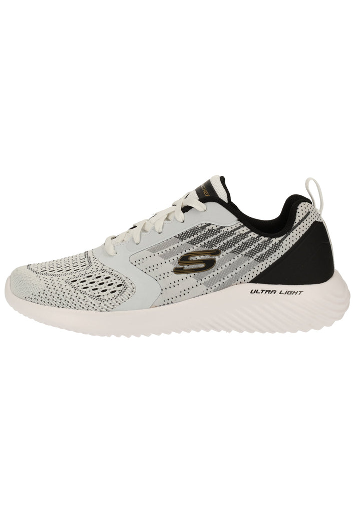 Skechers Sneaker Lederimitat/Textil Weiß - surf4shoes