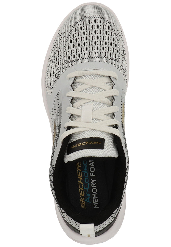Skechers Sneaker Lederimitat/Textil Weiß - surf4shoes