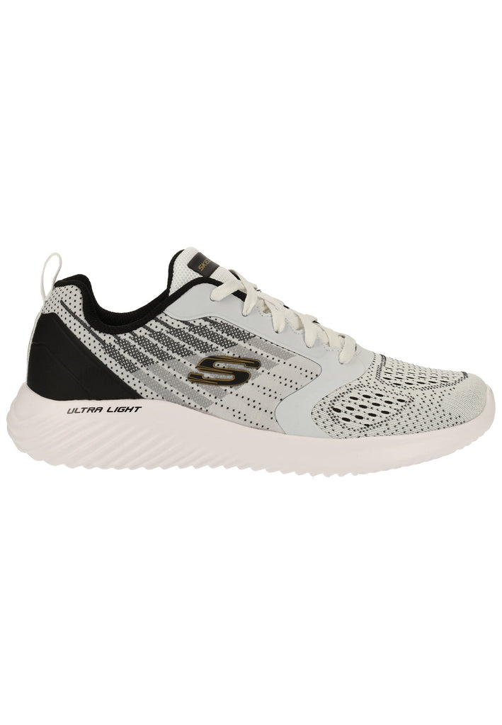Skechers Sneaker Lederimitat/Textil Weiß - surf4shoes