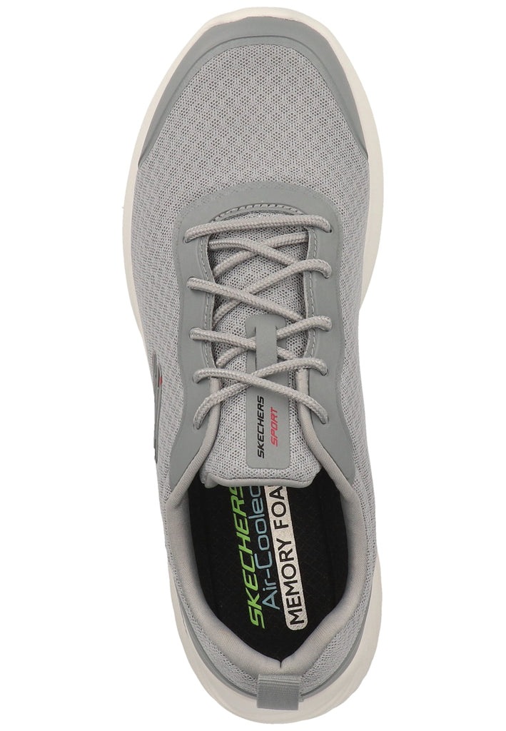 Skechers Sneaker Lederimitat/Textil Grau - surf4shoes
