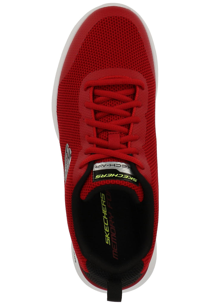 Skechers Sneaker Lederimitat/Textil Rot - surf4shoes