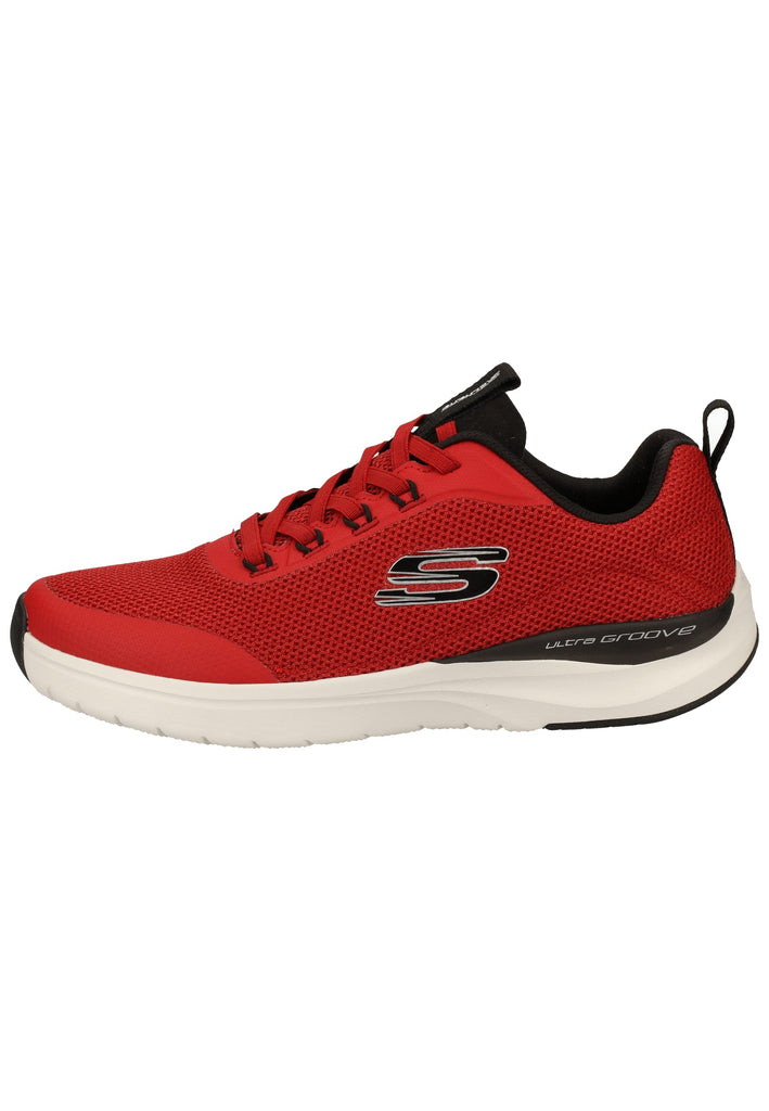 Skechers Sneaker Lederimitat/Textil Rot - surf4shoes