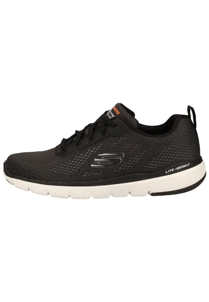 Skechers Sneaker Lederimitat/Textil Schwarz - surf4shoes