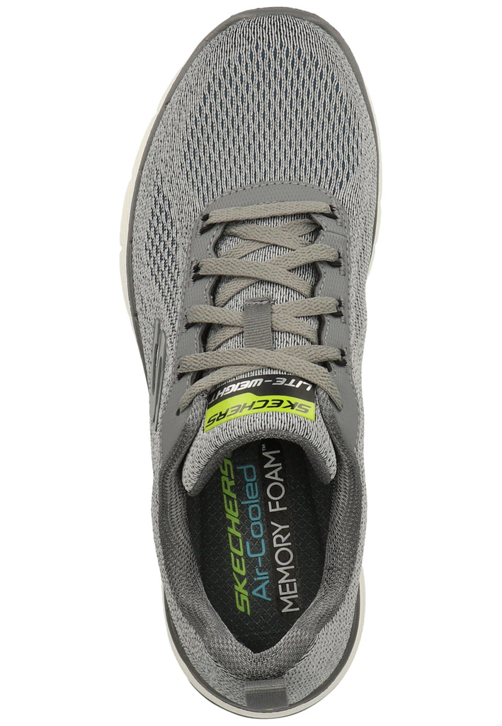 Skechers Sneaker Lederimitat/Textil Grau - surf4shoes