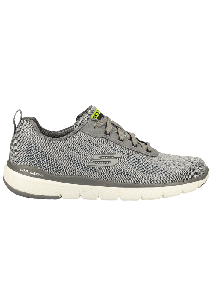Skechers Sneaker Lederimitat/Textil Grau - surf4shoes
