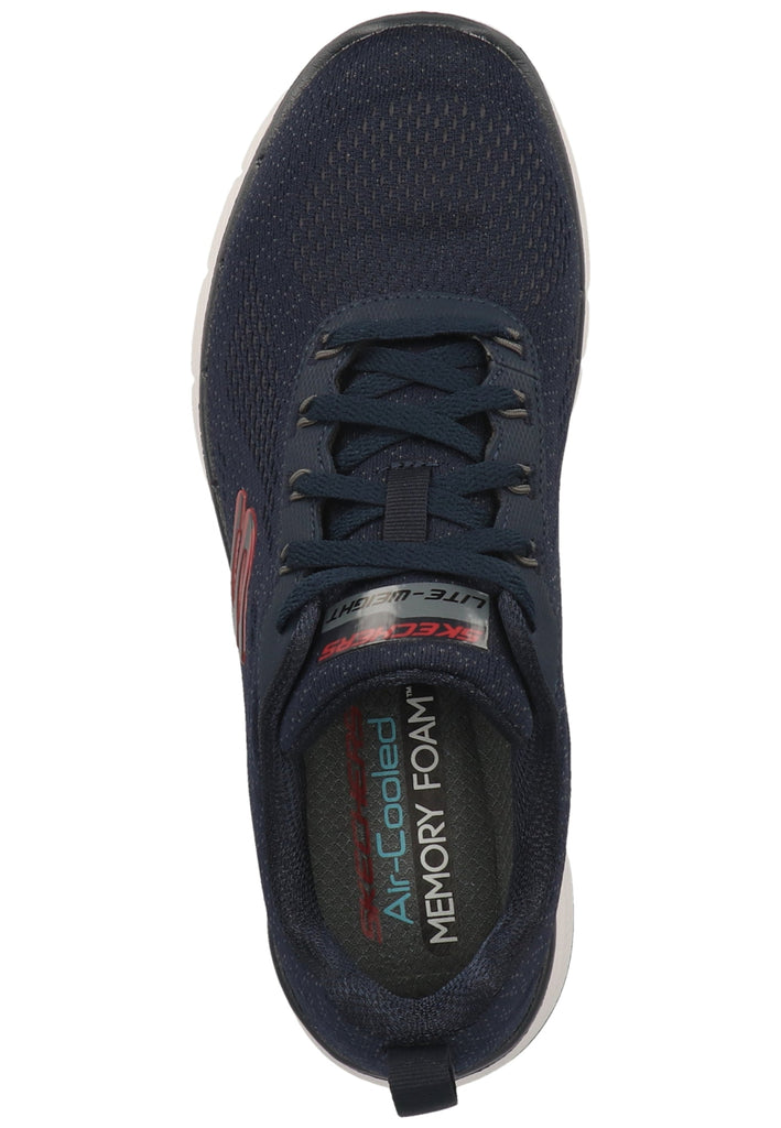 Skechers Sneaker Lederimitat/Textil Blau - surf4shoes
