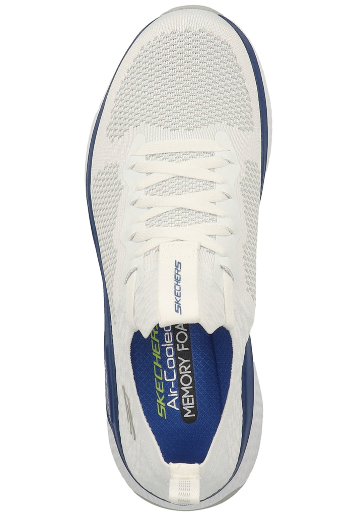 Skechers Sneaker Lederimitat/Textil Weiß - surf4shoes