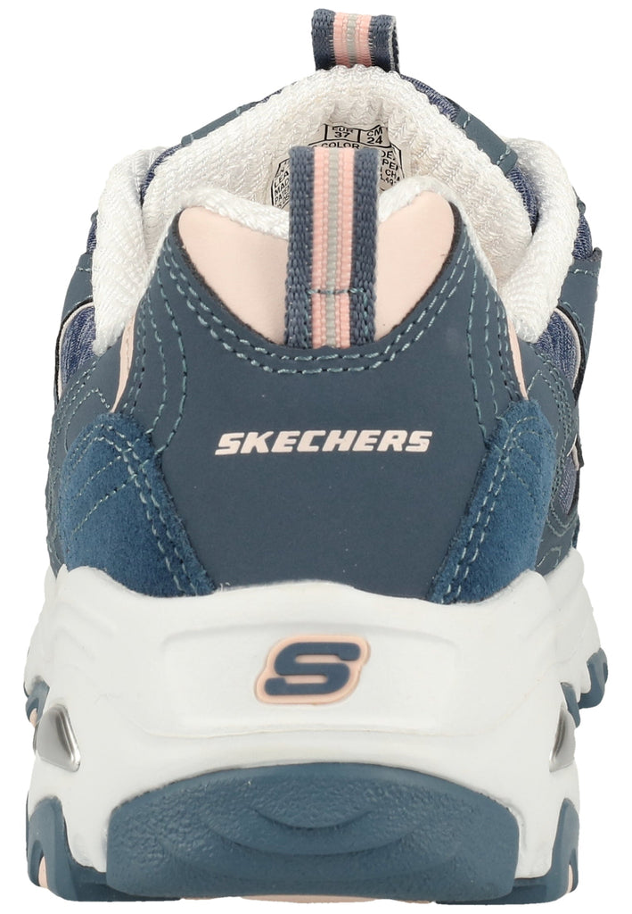 Skechers Sneaker Lederimitat/Textil Blau - surf4shoes
