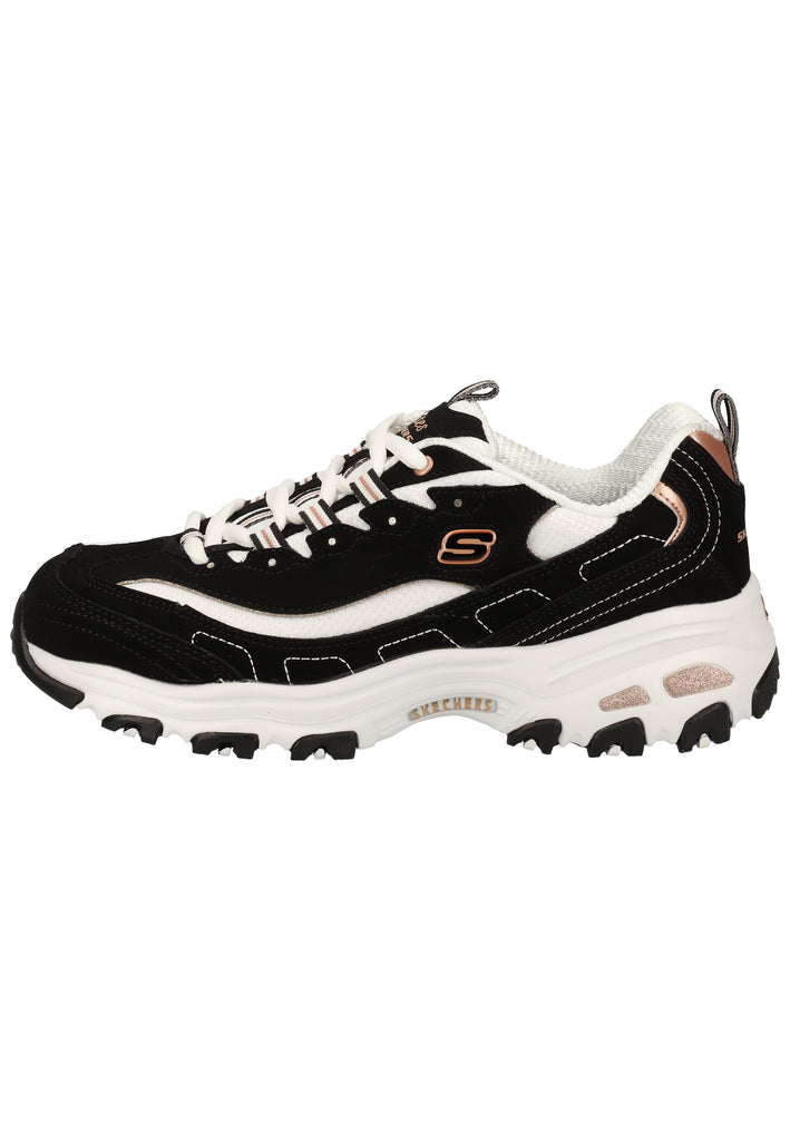 Skechers Sneaker Leder Schwarz - surf4shoes