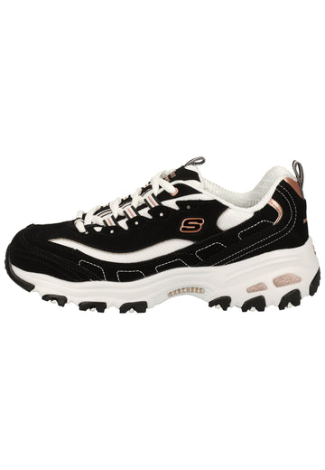 Skechers Sneaker Leder Schwarz - surf4shoes