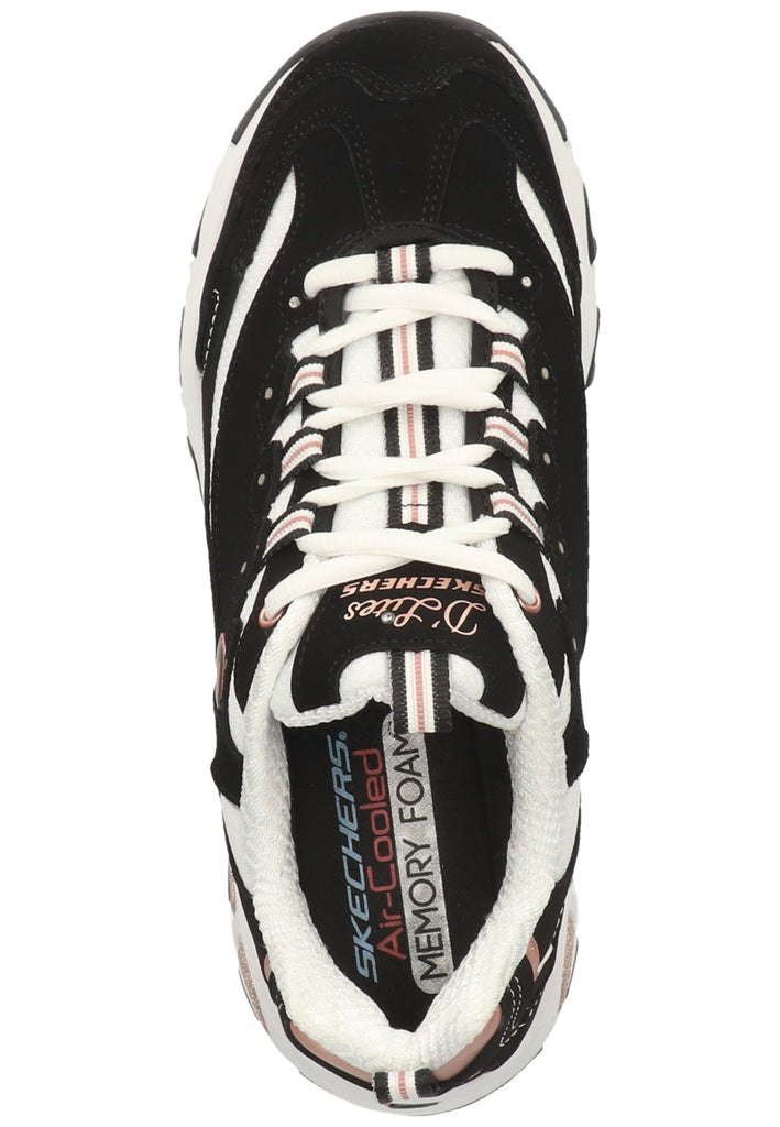 Skechers Sneaker Leder Schwarz - surf4shoes