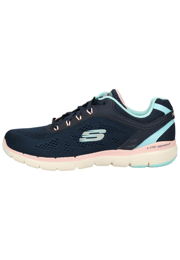 Skechers Sneaker Textil Blau - surf4shoes