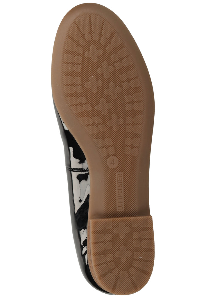 ara Ballerinas Leder Blau Lack - surf4shoes