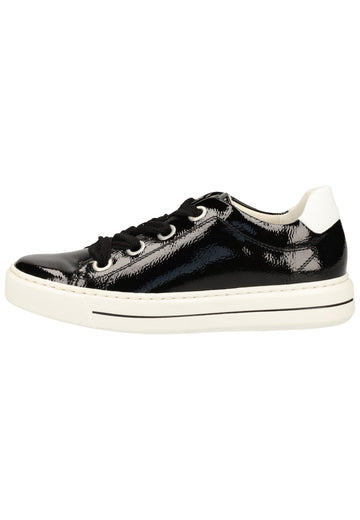 ara Sneaker Leder Schwarz/Weiß - surf4shoes