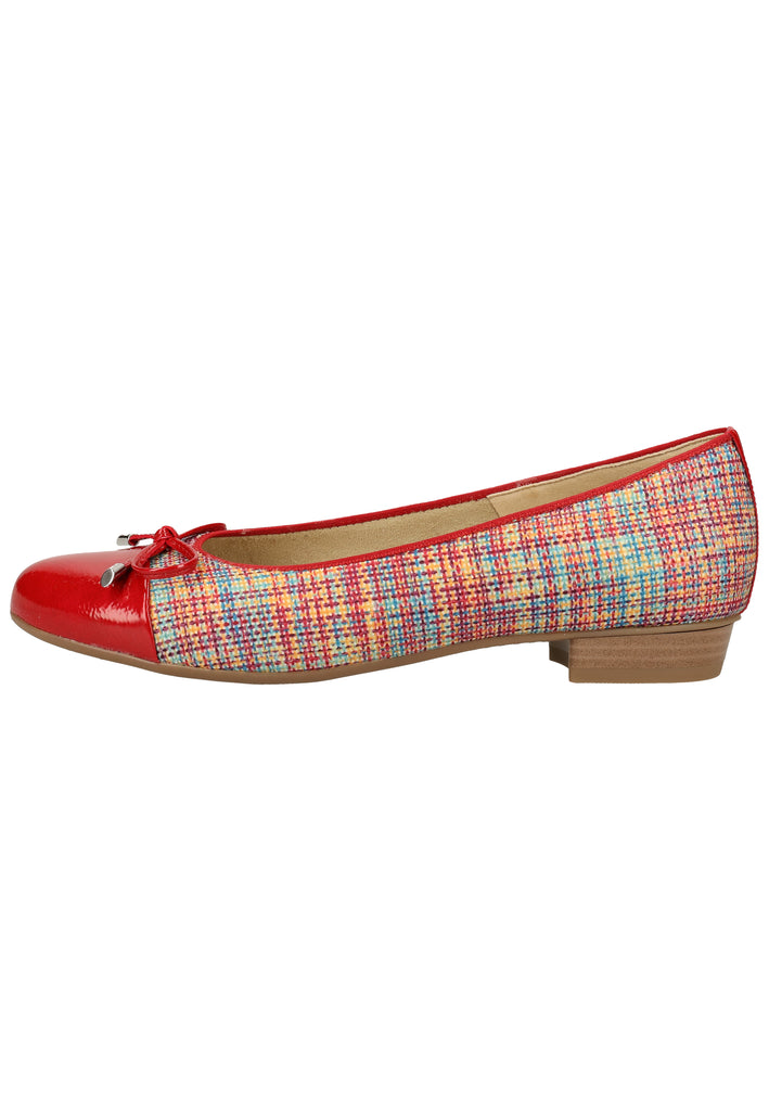 ara Ballerinas Textil Rot - surf4shoes