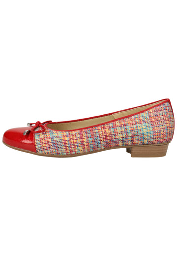 ara Ballerinas Textil Rot - surf4shoes