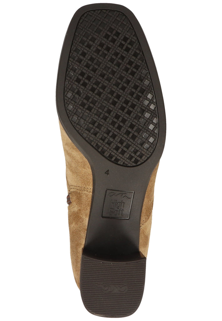 ara Stiefelette Veloursleder Toffee Warmfutter - surf4shoes