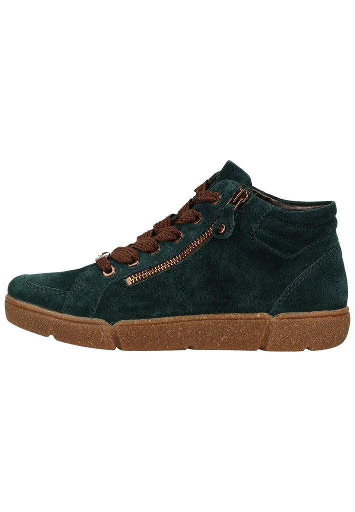 ara Sneaker Veloursleder Dunkelgrün - surf4shoes