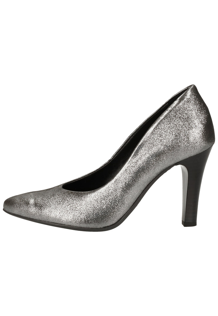 ara Pumps Glattleder Silber - surf4shoes